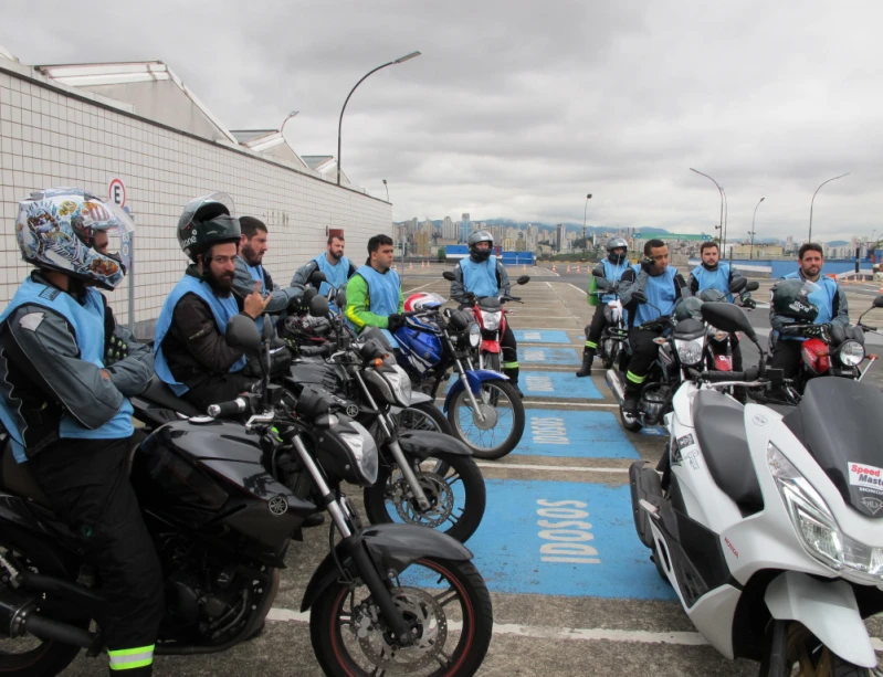 treinamento de motociclistas