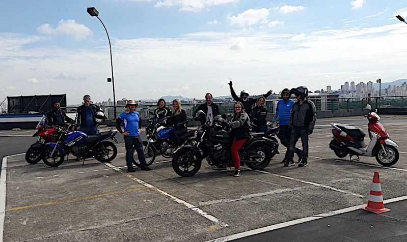 treinamento para evitar acidente de trajeto com moto